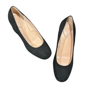 Bandolino Woman's Suede Black Block Heel pumps, New Never Worn,‎ Size 8.5